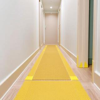 Floor runners and corner guards protecting surfaces